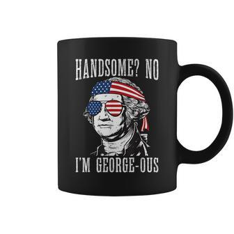 Handsome No Georgeous Washington 4Th Of July Coffee Mug | Mazezy