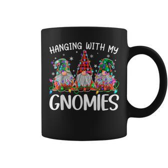 Hanging With My Gnomies Christmas Gnome Ugly Sweater Coffee Mug | Mazezy