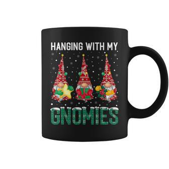 Hanging With My Gnomies Ugly Christmas Sweater Coffee Mug | Mazezy
