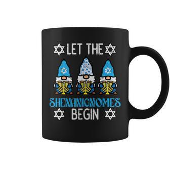 Hanukkah Let Shenanignome Begin Chanukah Gnome Kid Women Coffee Mug - Monsterry DE