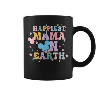 Happiest Mama On Earth Family Trip Happiest Place Coffee Mug - Seseable