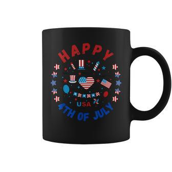 Happy 4Th Of July 2023 Usa Flag Happy Independence Day 2023 Usa Funny Gifts Coffee Mug | Mazezy
