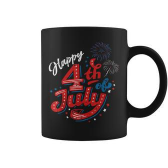 Happy 4Th Of July Cool Independence Day Patriotic American Coffee Mug - Monsterry