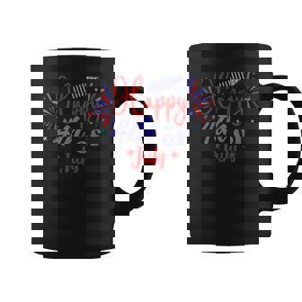 Happy 4Th Of July Us Flag American Patriotic Fireworks Patriotic Funny Gifts Coffee Mug | Mazezy