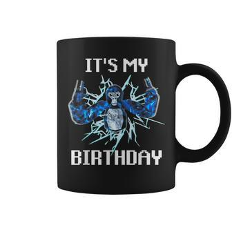 Happy Birthday Gorilla T Its My Birthday Vr Gamer Boy Coffee Mug - Seseable