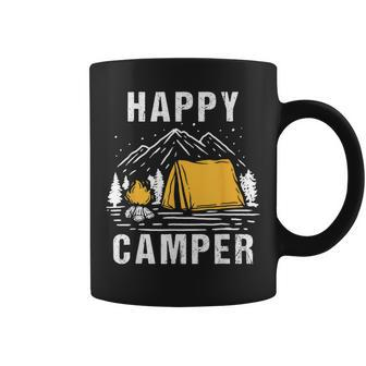 Happy Camper Camping Rv Camping For Men Women And Kids Camping Funny Gifts Coffee Mug | Mazezy