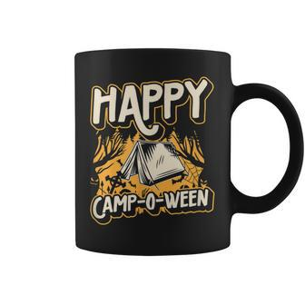 Happy Campoween Happy Camp O Ween Fall Halloween Camping Halloween Coffee Mug | Mazezy
