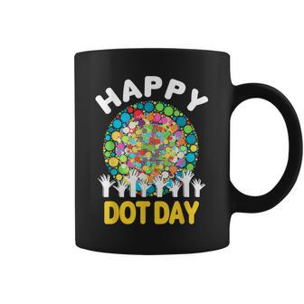 Happy Dot Day 2023 Colorful Dot Hand International Dot Day Coffee Mug | Mazezy