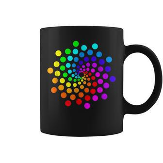 Happy Dot Day Polka Dot Rainbow September 15Th Coffee Mug | Mazezy