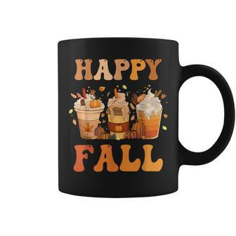 Happy Fall Y'all Autumn Halloween Pumpkin Spice Latte Coffee Mug - Monsterry UK