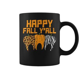 Happy Fall Yall Th Halloween Tooth Dentist Dental Asst Halloween Coffee Mug | Mazezy