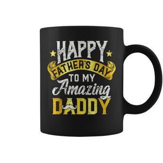 Happy Fathers Day For Amazing Dad Grandpa From Daughter Son Coffee Mug - Seseable