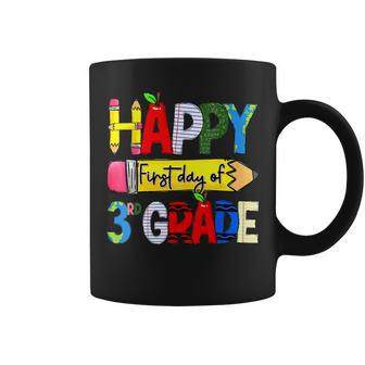 Happy First Day Of 3Rd Grade Back To School Hello 3Rd Grade Coffee Mug | Mazezy AU