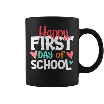 Happy First Day Of School Welcome Back To School Students Coffee Mug - Seseable