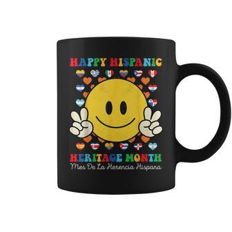 Happy First Day Of Hispanic Heritage Month Countries Flags Coffee Mug - Monsterry UK