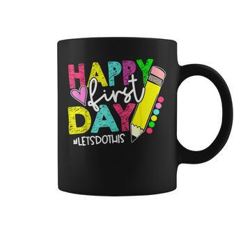 Happy First Day Of School Teacher Back To School Boys Girls Coffee Mug - Thegiftio UK