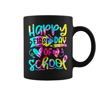 Happy First Day Of School Tie Dye Teacher Back To School Coffee Mug - Monsterry DE