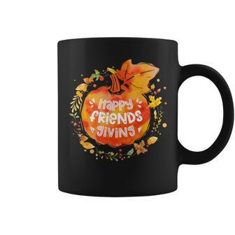 Happy Friendsgiving Thanksgiving With Friends Coffee Mug - Thegiftio UK