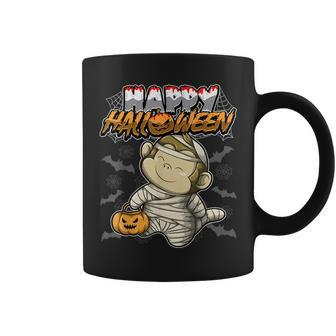 Happy Halloween - Disguised Monkey Ape - Halloween Costume Coffee Mug | Mazezy