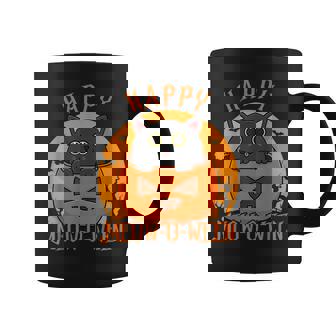 Happy Halloween Meowoween Cute Black Cat Party Costume Happy Halloween Coffee Mug | Mazezy