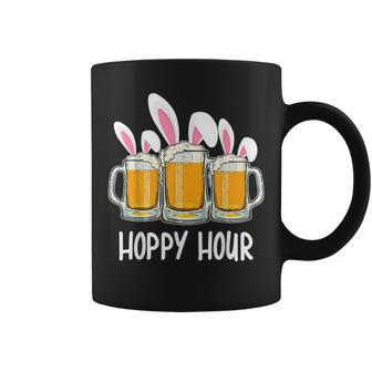 Happy Hour Bunny Ear Beer Lover Funny Easter Holiday Beer Funny Gifts Coffee Mug | Mazezy