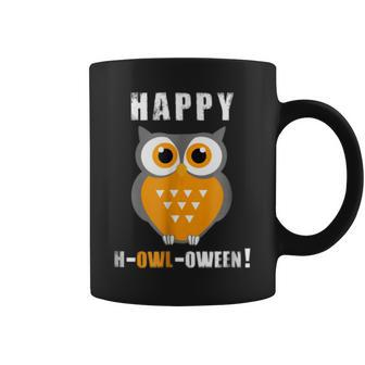 Happy Howloween Halloween Cute Owl Fall Halloween Coffee Mug | Mazezy