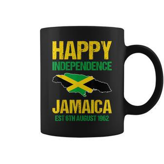 Happy Independence Jamaica Est 6Th August 1962 Jamaican Coffee Mug - Monsterry