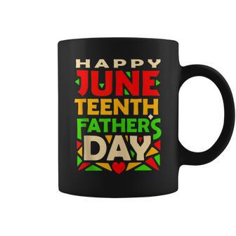 Happy Junenth Fathers Day Cute Black Freedom Pride Party Coffee Mug | Mazezy