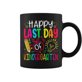 Happy Last Day Of Kindergarten School Funny Teacher Students Coffee Mug | Mazezy