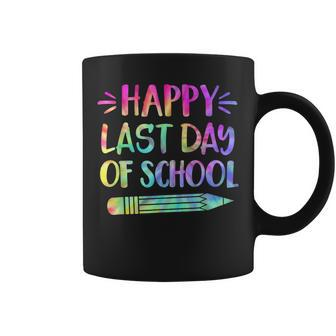 Happy Last Day Of School Tie Dye Cool Teacher Hello Summer Coffee Mug | Mazezy