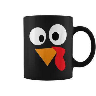 Happy Thanksgiving Funny Turkey Face Gifts For Turkey Lovers Funny Gifts Coffee Mug | Mazezy
