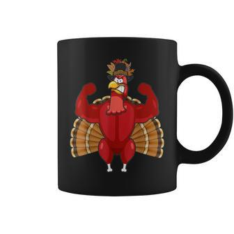 Happy Thanksgiving Turkey Workout Gym Leg Day Coffee Mug - Seseable