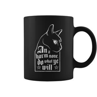 An It Harm None Do What Ye Will Witch Wicca Witchcraft Coffee Mug | Mazezy