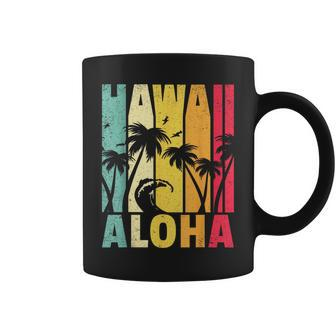 Hawaii Aloha State Vintage Retro Hawaiian Islands Gift Coffee Mug | Mazezy