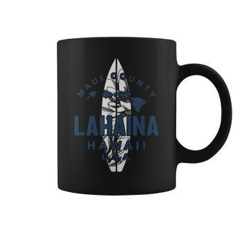 Hawaii Lahaina Maui Vintage Hawaiian Islands Surf Coffee Mug - Monsterry AU