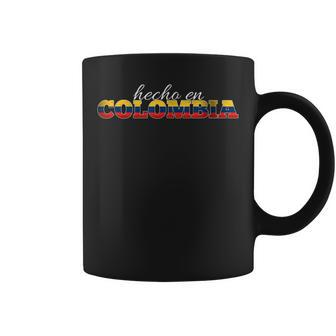 Hecho En Colombia Cute Pride Country Colombia Flag Coffee Mug | Mazezy
