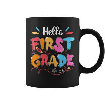 Hello 1St Grade Back To School First Grade Teachers Students Coffee Mug | Mazezy UK