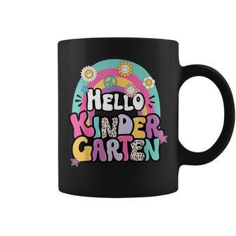 Hello Kindergarten Back To School Teacher Boy Girl First Day Coffee Mug - Monsterry DE