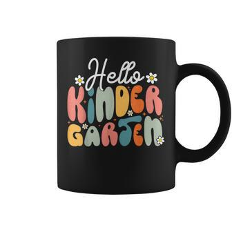 Hello Kindergarten Back To School For Teachers Students Coffee Mug | Mazezy