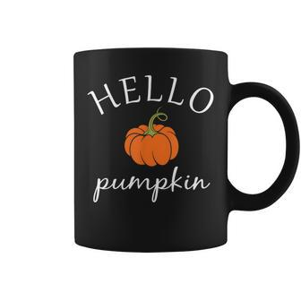 Hello Pumpkin Halloween Costume Autumn Fall Girl Women Halloween Costume Coffee Mug | Mazezy