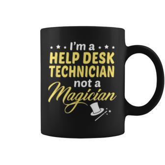 Help Desk Technician Not A Magician Coffee Mug | Mazezy