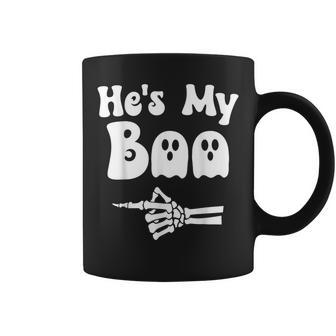 He's My Boo Matching Halloween Pajama Couples He's My Boo Coffee Mug - Thegiftio UK