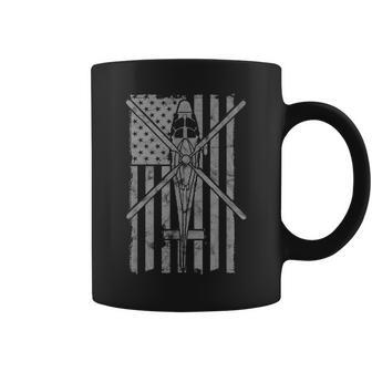 Hh-65 Dolphin Sar Rescue Helicopter Vintage Flag Coffee Mug | Mazezy