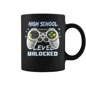High School Level Unlocked Gamer First Day Of School Boys Coffee Mug - Seseable