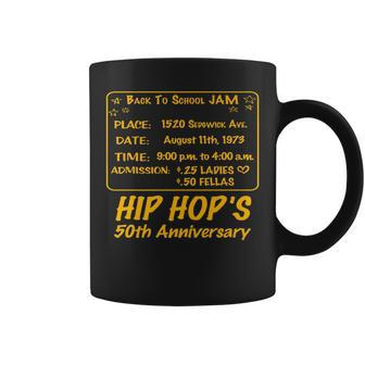 Hip Hop Music 50Th Anniversary Black History Dj Dance Rapper Black History Funny Gifts Coffee Mug | Mazezy
