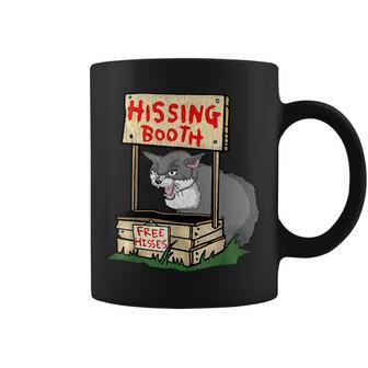 Hissing Booth Free Hisses Cat Coffee Mug - Seseable