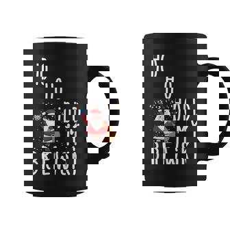 Ho Ho Hold My Brewski Funny Drinking Alcohol Christmas Coffee Mug | Mazezy