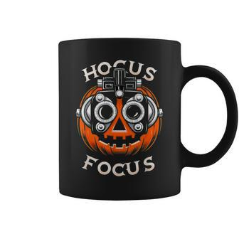 Hocus Focus Optometry Halloween Optometrist Coffee Mug - Monsterry