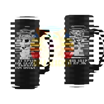 Hola Beaches Corgi Dog Funny Beach Summer Coffee Mug | Mazezy