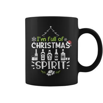 Holiday Drinking I'm Full Of Christmas Christmas Drinking Coffee Mug - Seseable